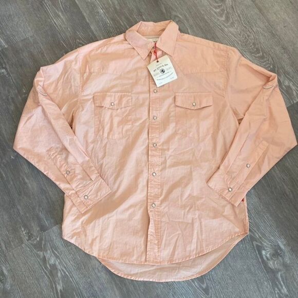 NWT Southern Proper Peach Shirt Men Medium G-21‎ - Picture 1 of 5